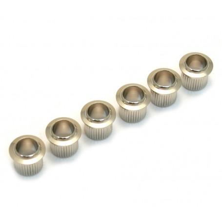 6 bushings mécaniques vintage 8,7mm nickel