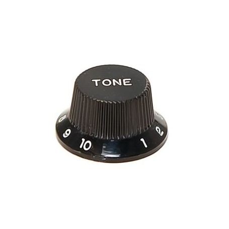 Bouton type Stratocaster tone noir