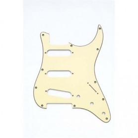 Plaque 3 micros simples Stratocaster US vieux crème