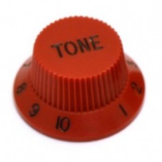 Bouton type Stratocaster® tone rouge