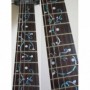 Sticker guitare touche lierre