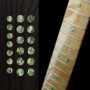 Sticker guitare touche dots 5/16" & 1/4" vert abalone