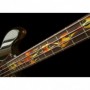 Sticker guitare touche flammes basse