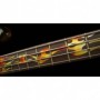 Sticker guitare touche flammes basse