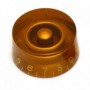 Bouton type LesPaul US cylindrique ambre