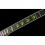 Sticker guitare signature pyramide vert jaune rose