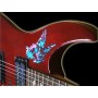 Grand sticker guitare papillon fee