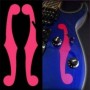 Sticker guitare ouie Paul Gilbert rose gauche & droite