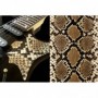 Sticker guitare texture serpent