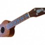 Sticker guitare ukulele ananas turquoise