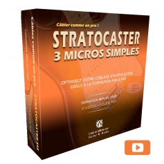 Formation optimisation câblage guitare Stratocaster SSS