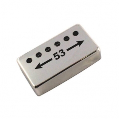 Capot humbucker silver nickel 6 trous 53mm no plated