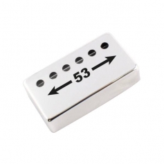 Capot humbucker silver nickel 6 trous 53mm nickel