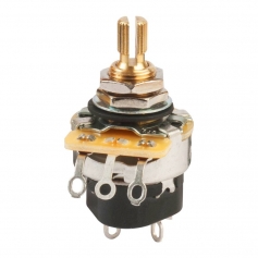 Potentiomètre push pull CTS SPST 250k log cranté