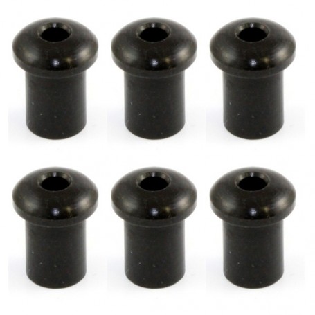 6 ferrules de table 5mm noir