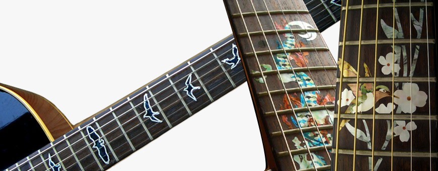 Stickers guitare pour décorer votre touche de manche sans efforts